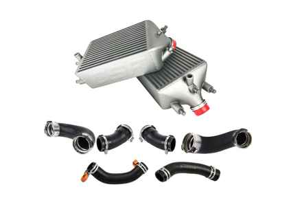 Hoogwaardige aluminium intercooler- en drukleidingenset. Porsche 991.1 turbo - 99111064073, 99111063973, 99111064072, 99111063972 - 8112